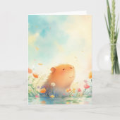 Capybara Flower Pond Retreat Kaart (Voorkant)