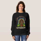 Capybara For Men Women Kids Rodent Capybara Trui (Voorkant volledig)