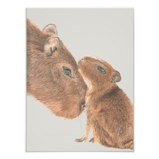 Capybara Foto Afdruk (Voorkant)