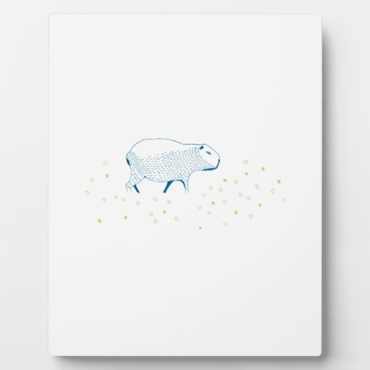 Capybara Fotoplaat (Voorkant)