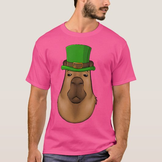 Capybara Funny Capybara Knaagdier Grass-Eater Capy T-shirt (Voorkant)
