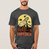 Capybara Funny Capybara Rodent Capyzilla Funny T-shirt (Voorkant)
