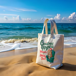 Capybara Funny Christmas Bag Tote Bag