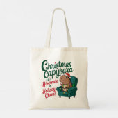 Capybara Funny Christmas Bag Tote Bag (Achterkant)