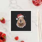 Capybara Funny Christmas Servet (Insitu)