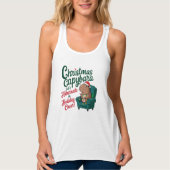 Capybara Funny Christmas Tanktop (Voorkant)