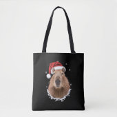 Capybara Funny Christmas Tote Bag (Voorkant)