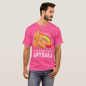 Capybara Funny Cute Animal is net als Capybara T-shirt (Voorkant volledig)
