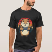 Capybara Funny Retro Videogames voor Kinderen Mann T-shirt (Voorkant)