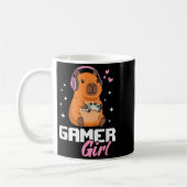 Capybara Gamer Girl Gaming  Koffiemok (Links)