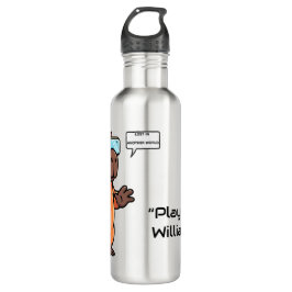 Capybara Gamer Water Bottle – Personalized Name Waterfles