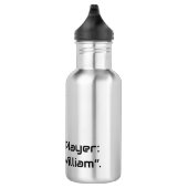 Capybara Gamer Water Bottle – Personalized Name Waterfles (Rechts)