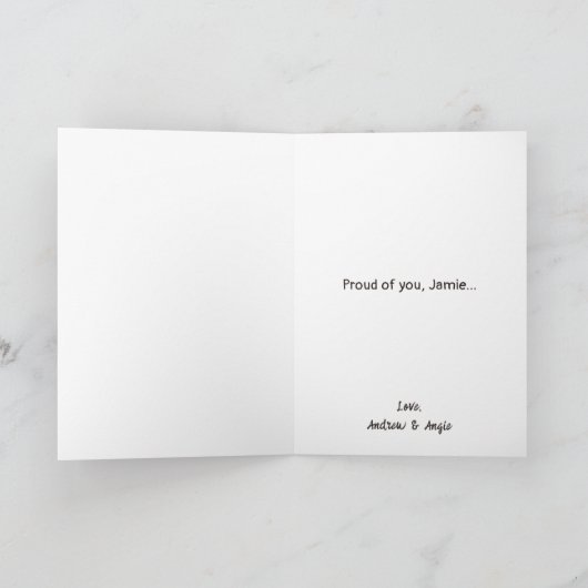 Capybara Gefeliciteerd Veterinair Afstuderen Kaart (Binnen)