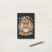 Capybara Gelukkige Eerste Dag Terug Naar School Post-it® Notes (Op bureau)
