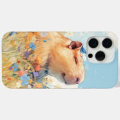 Capybara gelukzalig geluk Case-Mate iPhone case (Achterkant (horizontaal))