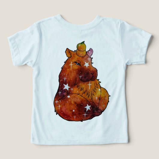 Capybara genaamd Dream (Design achterkant)