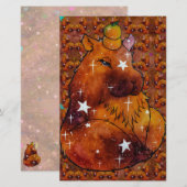 Capybara genaamd Dream Briefpapier (Voorkant / Achterkant)