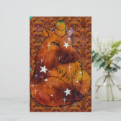 Capybara genaamd Dream Briefpapier (Staand voorkant)