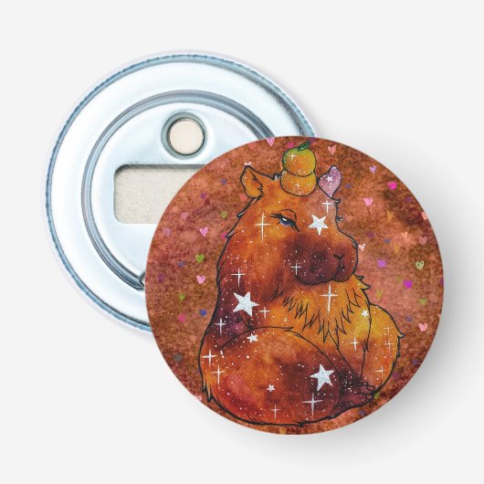 Capybara genaamd Dream Button Flesopener (Voorkant)