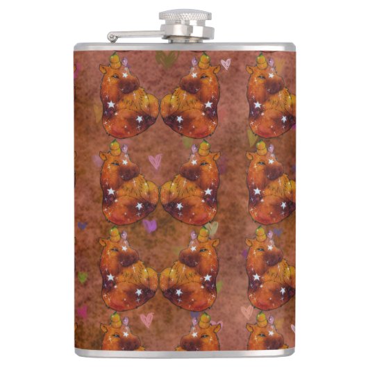 Capybara genaamd Dream Heupfles (Voorkant)