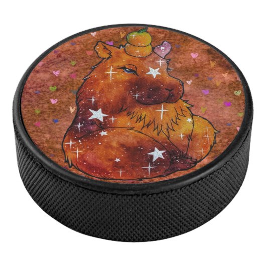 Capybara genaamd Dream Hockey Puck (3/4)