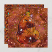 Capybara genaamd Dream Kaart (Voorkant / Achterkant)