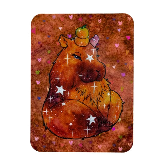 Capybara genaamd Dream Magneet (Verticaal)