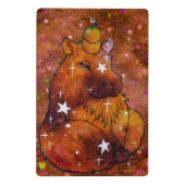 Capybara genaamd Dream Mini Klembord (Achterkant)