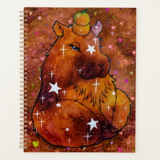 Capybara genaamd Dream Planner (Voorkant)