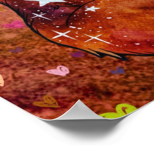 Capybara genaamd Dream Poster (Hoek)