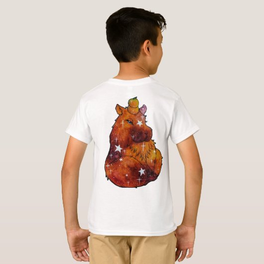 Capybara genaamd Dream T-shirt (Achterkant volledig)