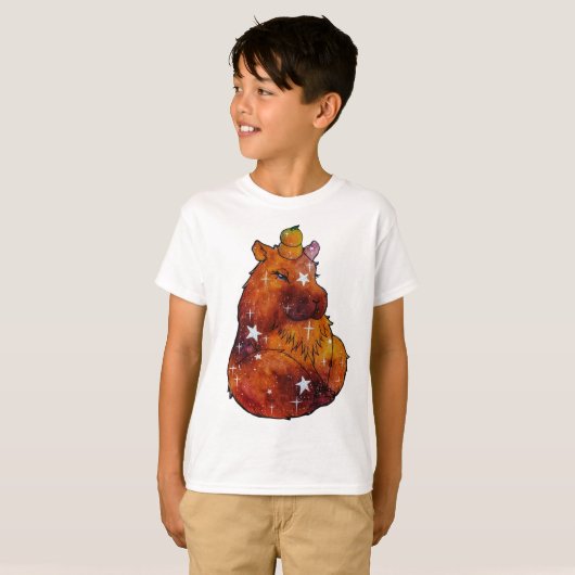 Capybara genaamd Dream T-shirt (Voorkant volledig)