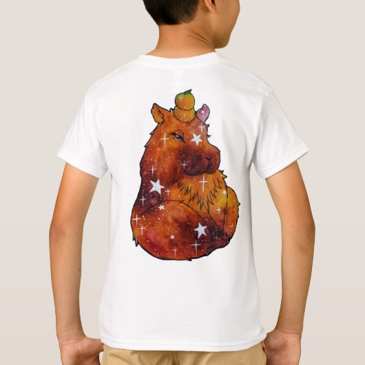 Capybara genaamd Dream T-shirt (Achterkant)