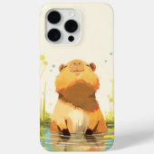 Capybara Genietend van het Water Case-Mate iPhone Case (Achterkant)