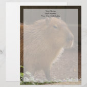 Capybara Gepersonaliseerd Briefhoofd (Voorkant / Achterkant)