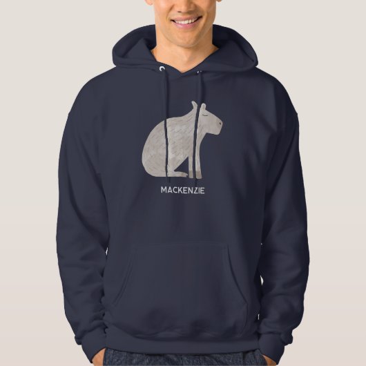 Capybara Gepersonaliseerd Hoodie (Voorkant)