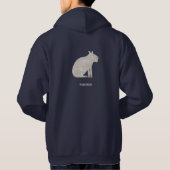 Capybara Gepersonaliseerd Hoodie (Achterkant)