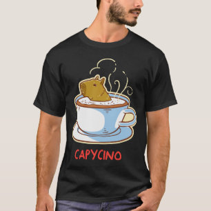 Capybara geschenken, capycino, cappuccino koffie, t-shirt