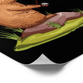 Capybara Gevist Poster (Hoek)