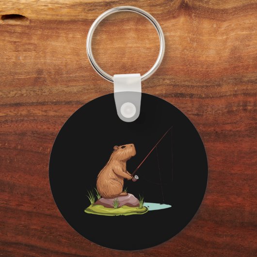 Capybara Gevist Sleutelhanger (Voorkant)