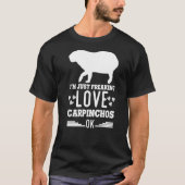 Capybara Giant Rodent for carpinchos 22 T-shirt (Voorkant)