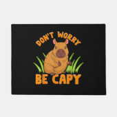 Capybara Gift Cute Funny Zoo Dierenvriend Eigenaar Deurmat (Voorkant)