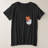 Capybara Gift Mannen Cute Capybara Lover Capybara Grote Maat T-shirt (Design voorkant)