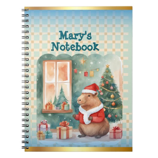 CAPYBARA GIFT NOTITIEBOEK (Voorkant)