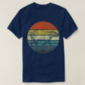 Capybara Gifts Retro Sunset Dierenvriend Capybara T-shirt (Design voorkant)