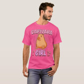Capybara Girl Capybara T-shirt (Voorkant volledig)