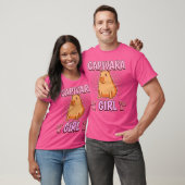 Capybara Girl Capybara T-shirt (Unisex)