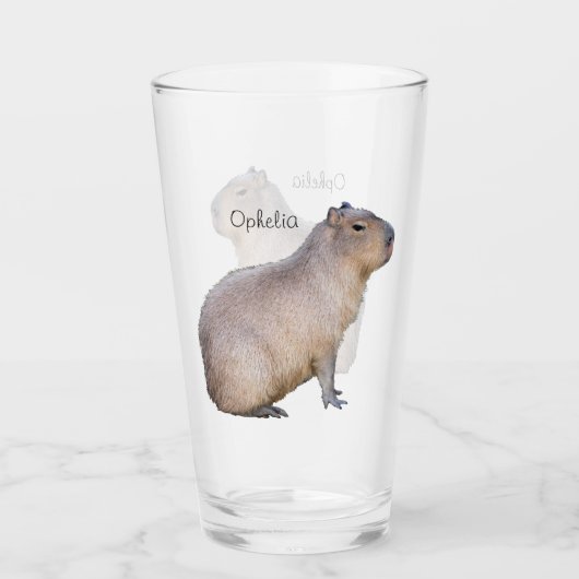 Capybara Glas (Voorkant)