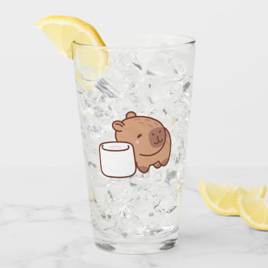 Capybara Glas (Voorkant ijs)