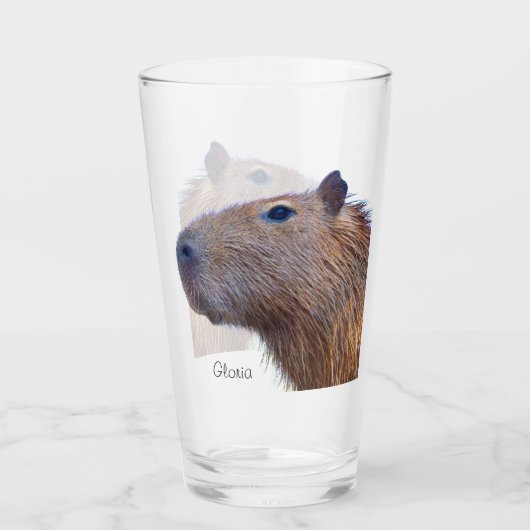 Capybara Glas (Achterkant)